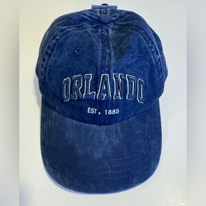 Orlando Blue Washed Cap EST 1885 NWT